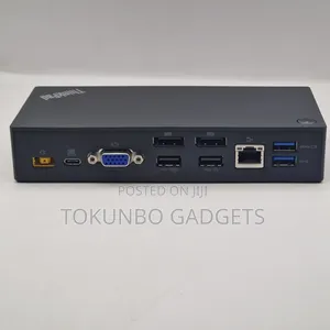 Lenovo Thinkpad Usb-C Dock 40a9 With Complete Accessories
