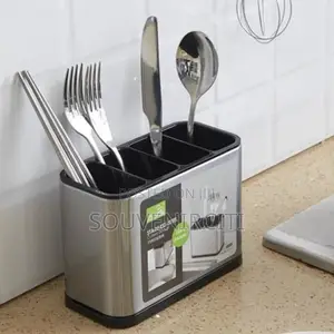 Stainless Steel Cutlery Rack