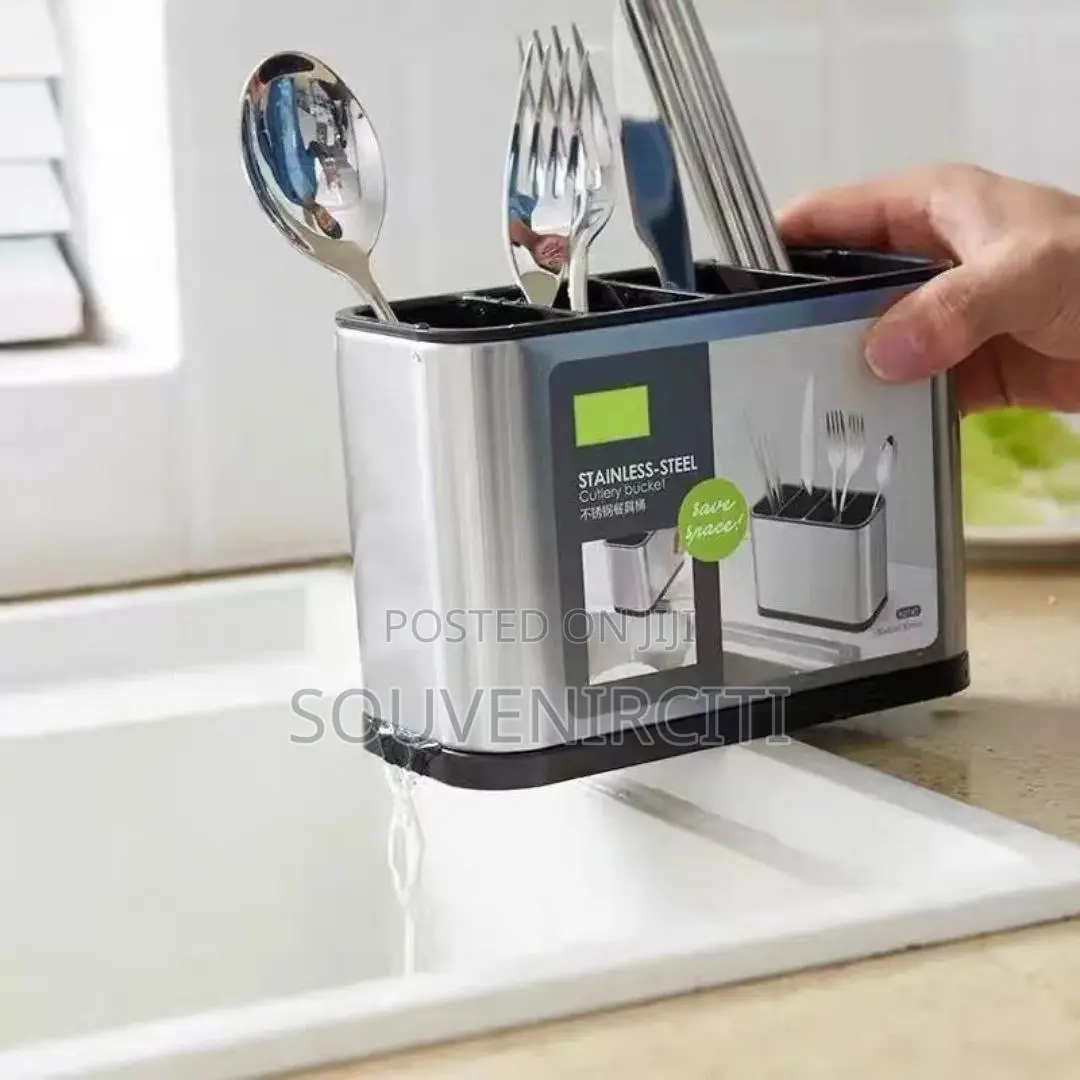 Stainless Steel Cutlery Rack