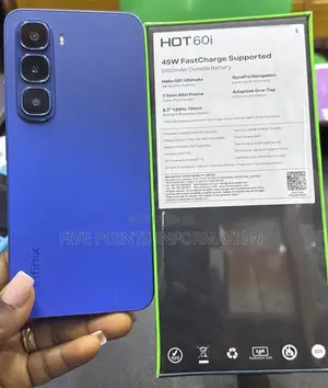 New Infinix Hot 60i 128 GB Black