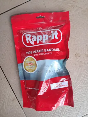 2" Rapp-It Pipe Repair Bandage/Kit (With Steel Putty)
