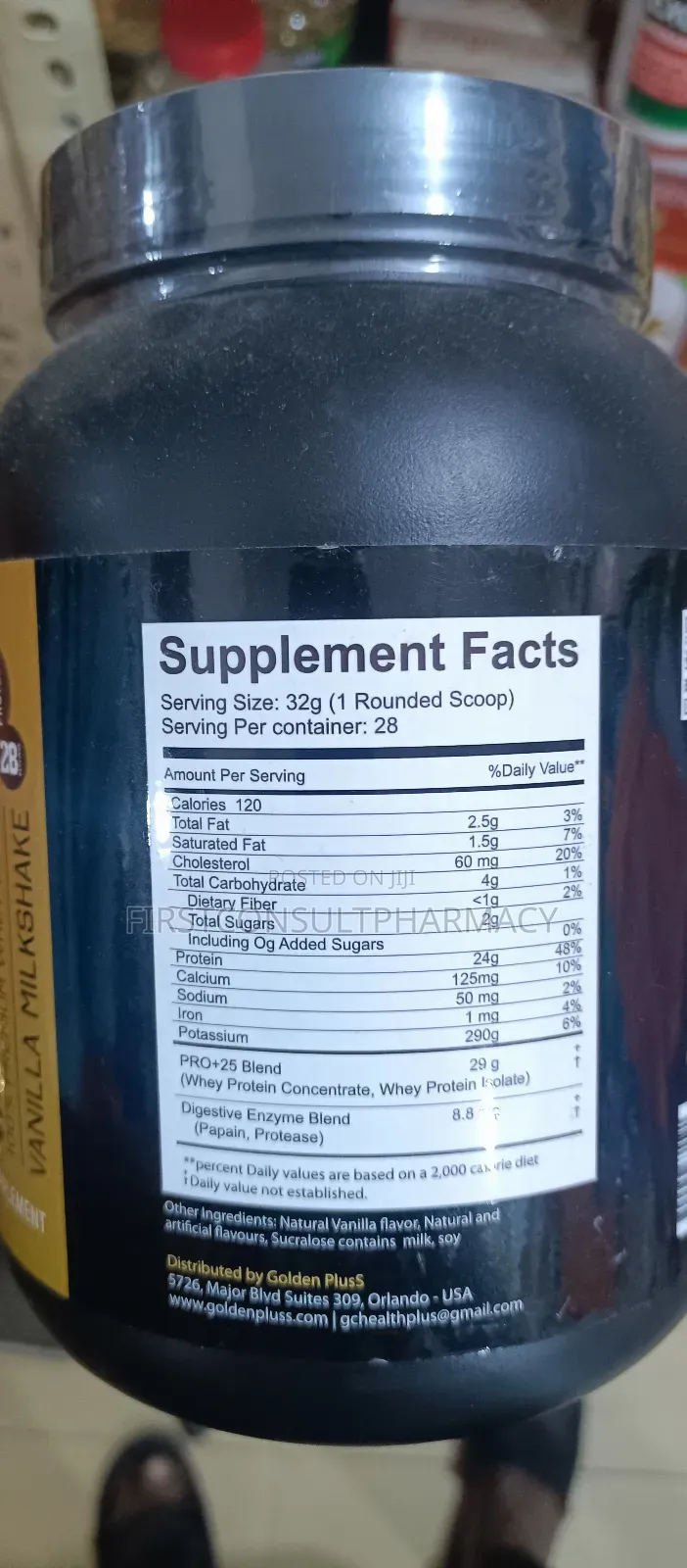 Golden+S Whey Protein Isolate 2lb X 28