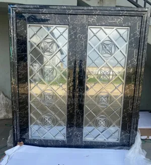 5ft Marble Design Glass Door