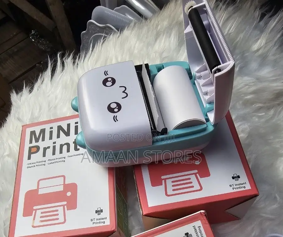 Mini Bluetooth Thermal Printer – Inkless Portable