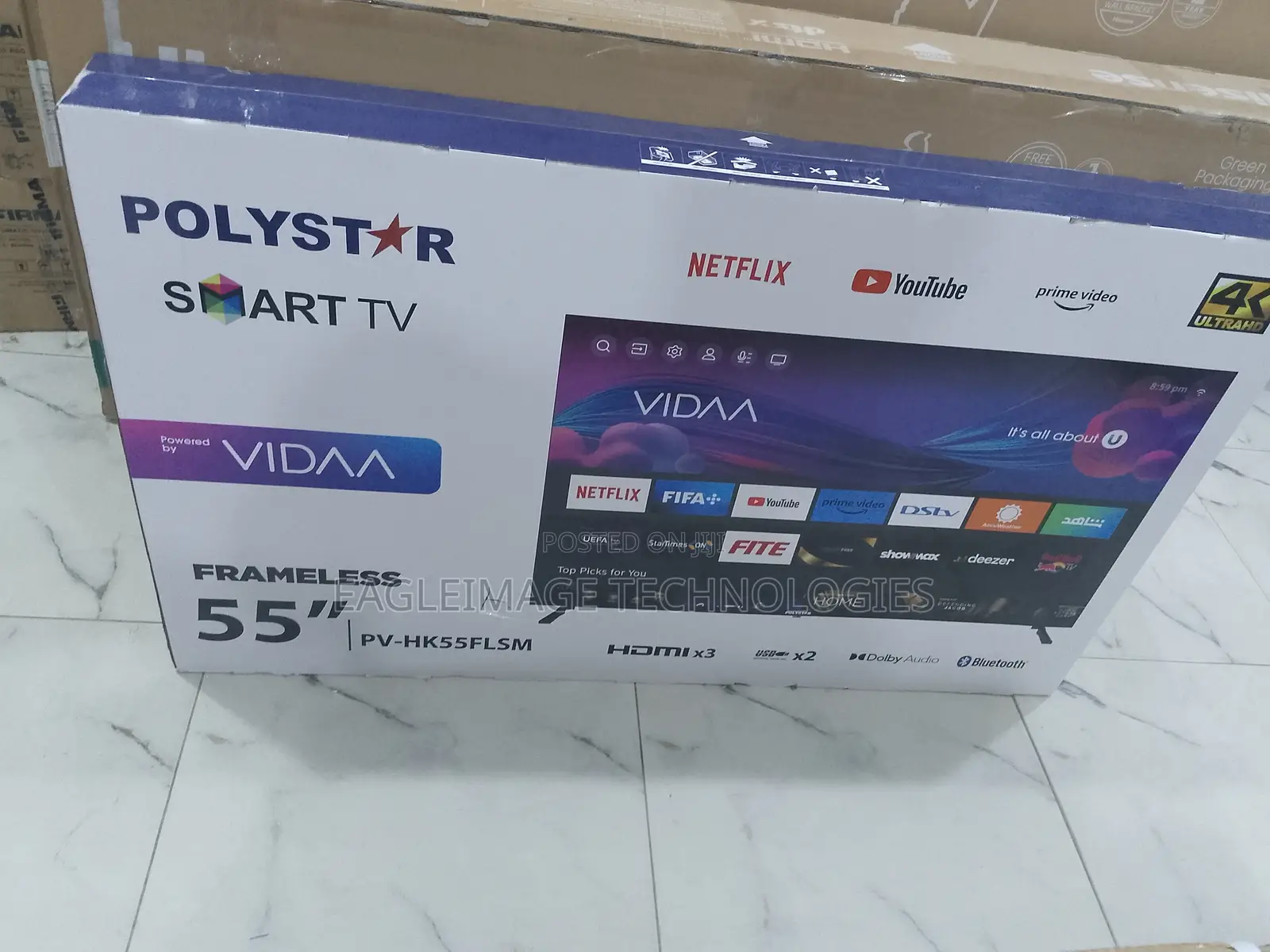 Hi-Tech Polystar Pv-Hk55flsm With Uhd Display