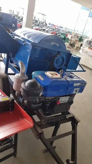 Multifunction Thresher With 22hp Diesel Engine