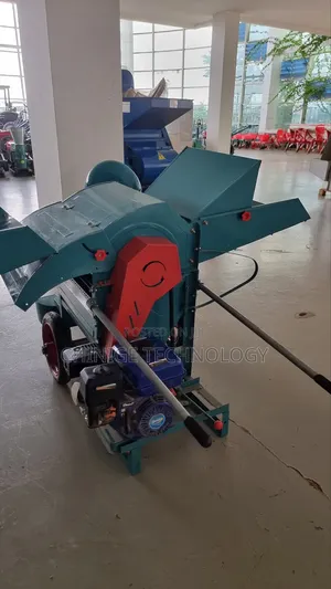 Rice Threshing Machine With 7.5hp Petrol Engine