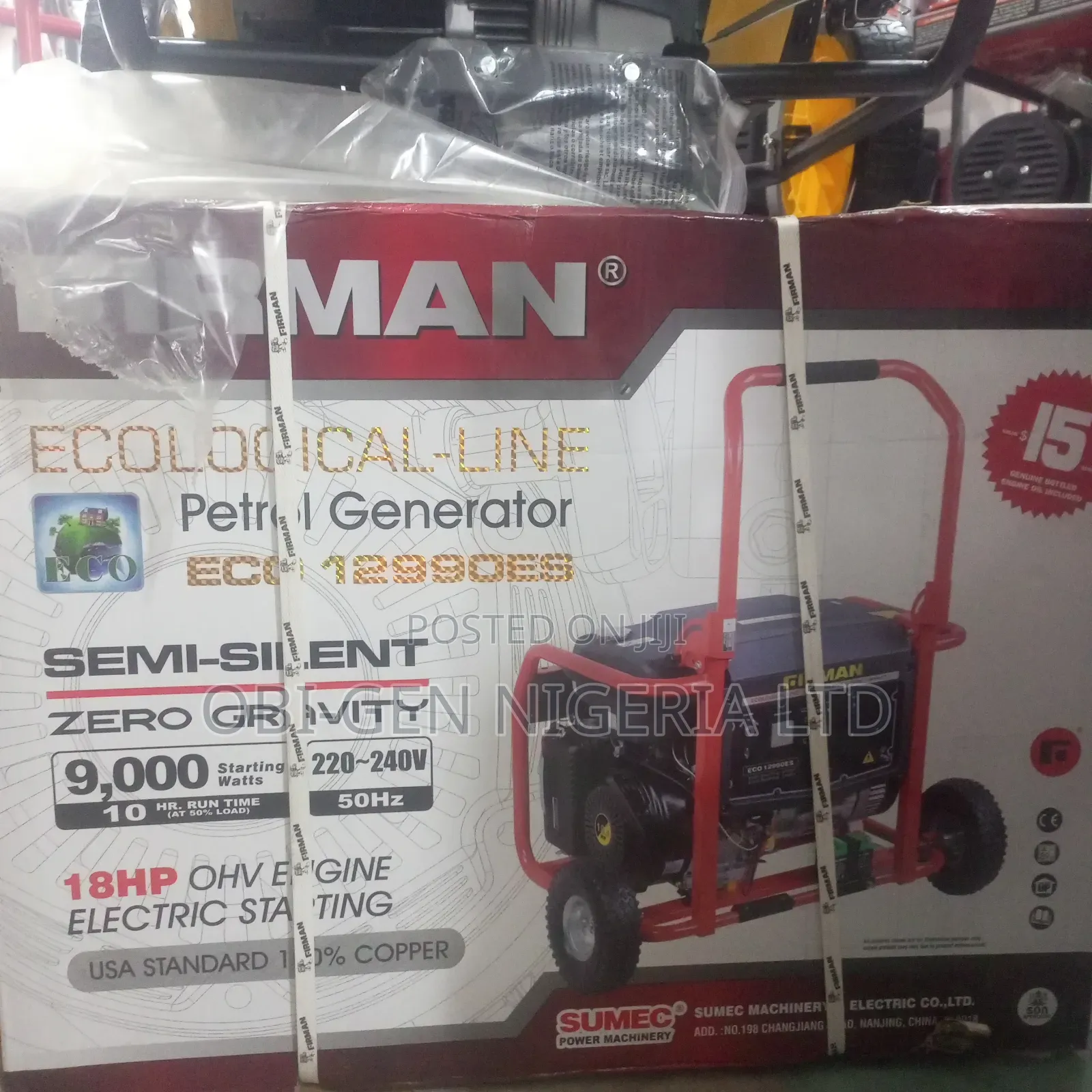 Firman Eco12990es Heavy Duty Generator Set