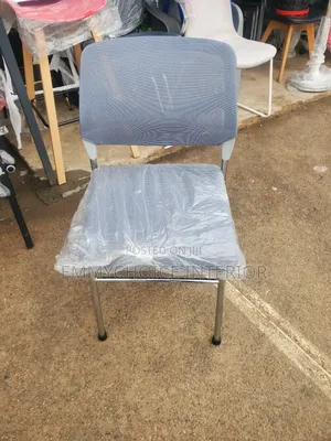 Italian Mesh Plastic And Metal Chair