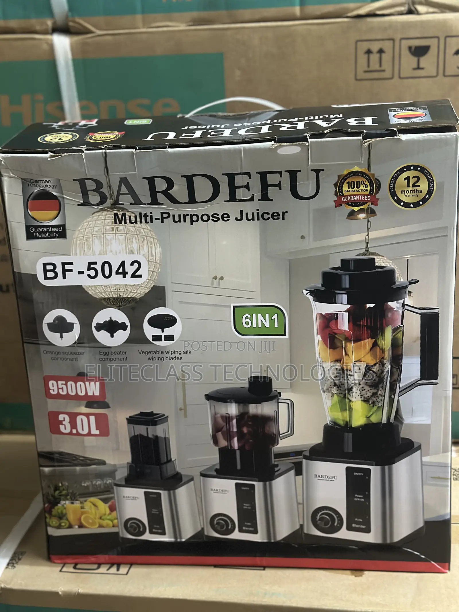 Bardefu Mixmaster Bf‐5042 6‐In‐1 Multi‐Purpose Blender