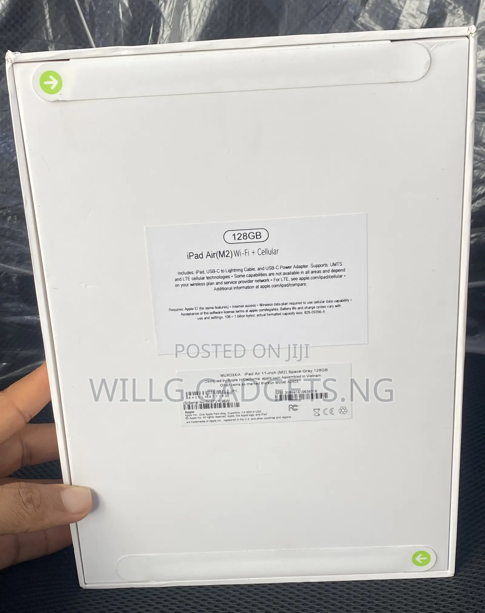 New Apple iPad Air (2022) 128 GB Gray