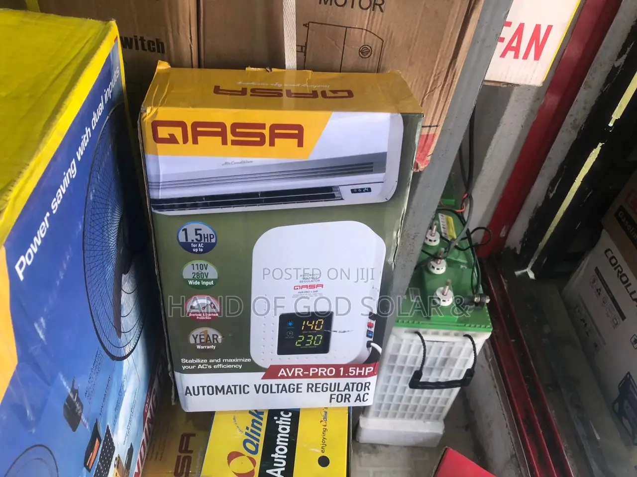 Qasa Automatic Voltage Regulator for Air Conditioner