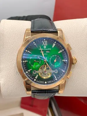 High-Quality Leather Patek Watch