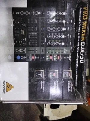 Photo - Behringer Pro Mixer Djx750 5 Channel Dj Mixer