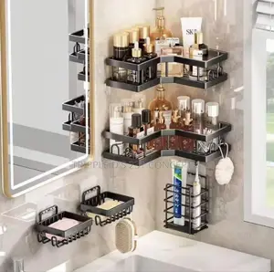 5 Pack Set Bathroom Rack