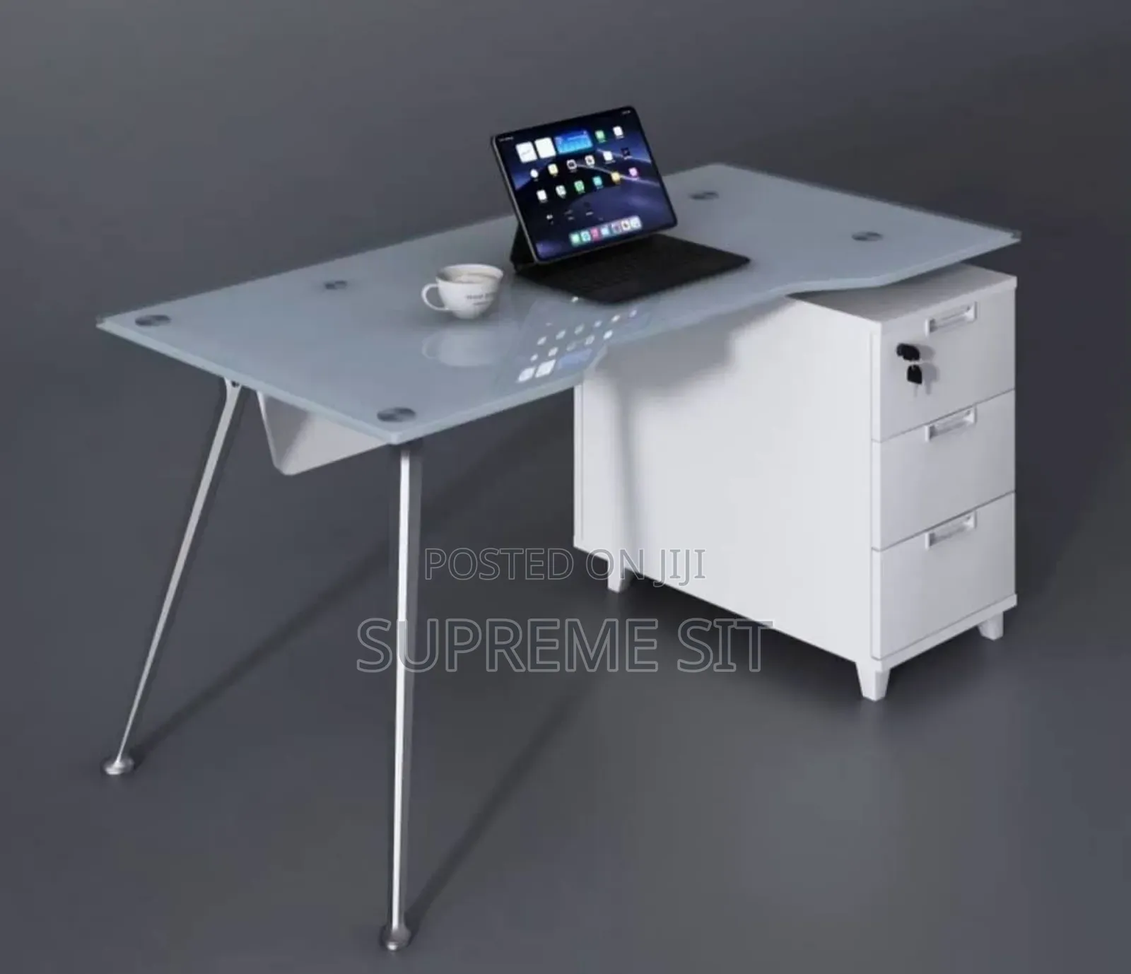 Classic Glass Office Table