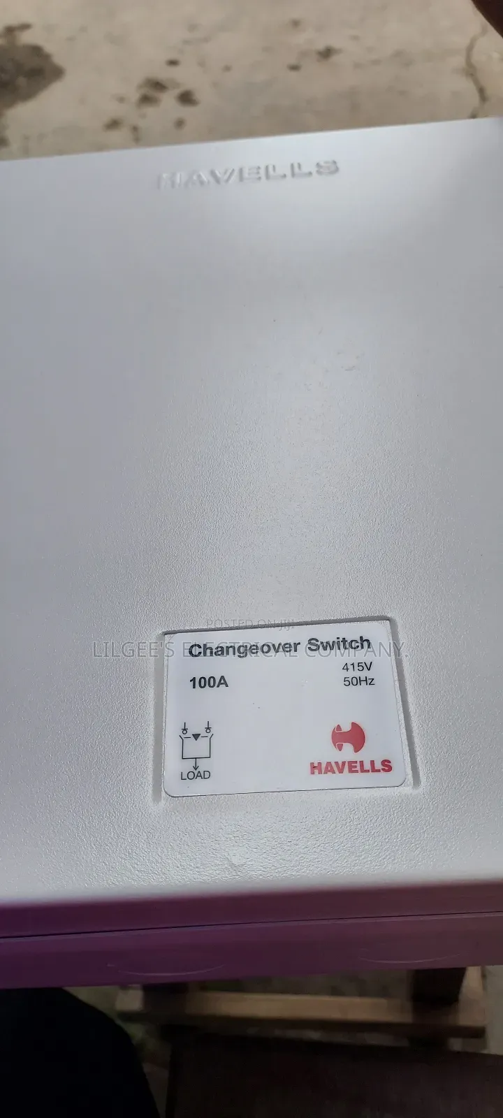 100 Amps Avells Side Handle Changeover Switch