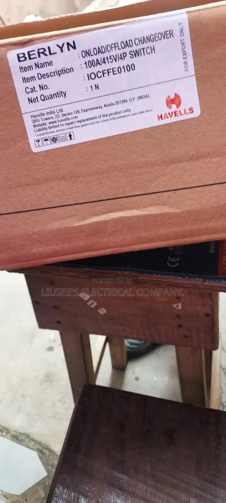 100 Amps Avells Side Handle Changeover Switch