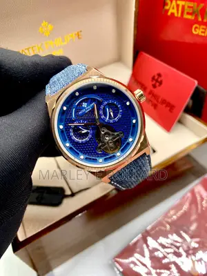Blue Faced Luxury Patek Watch