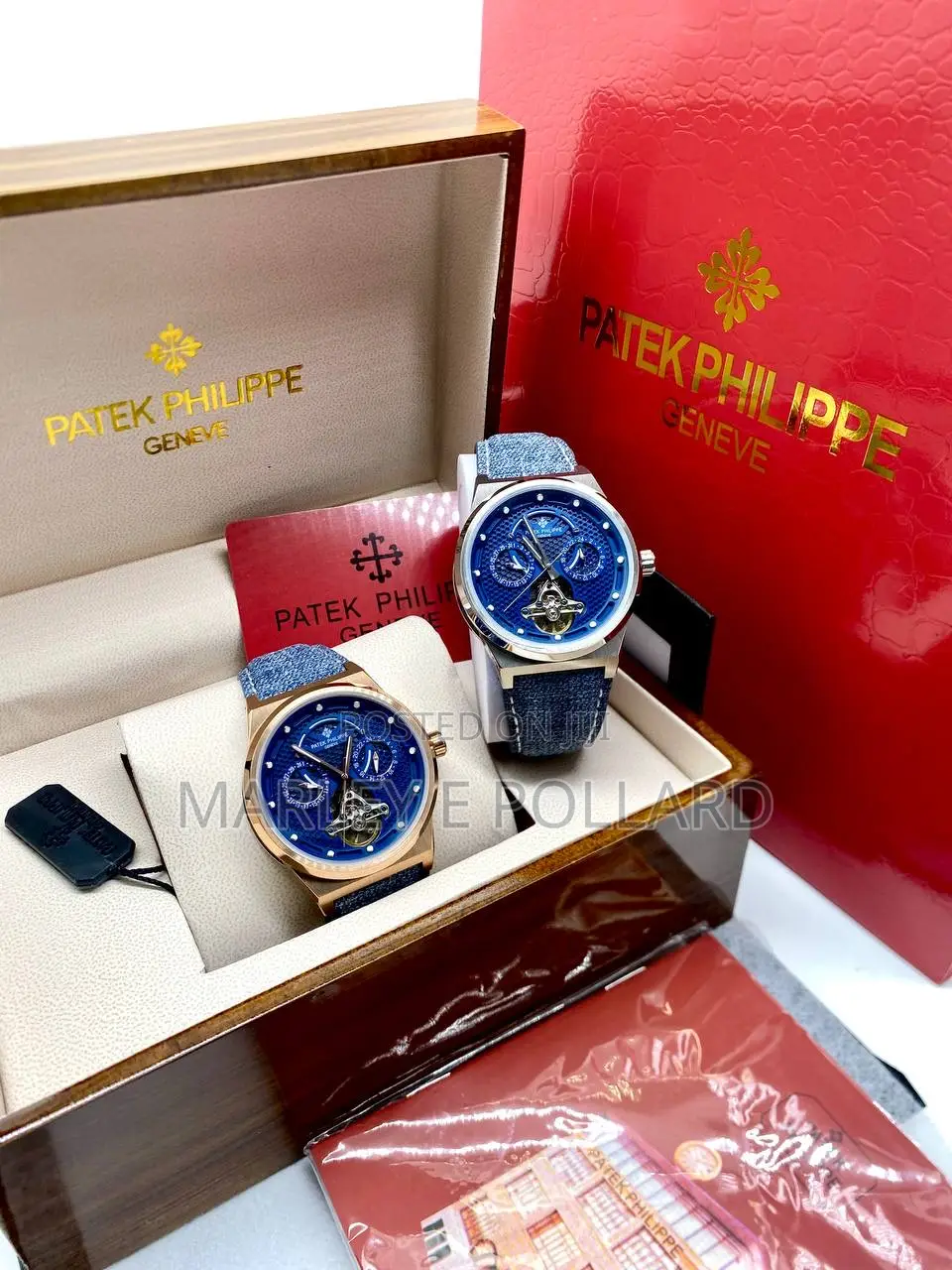 Blue Faced Luxury Patek Watch