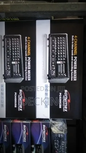 Photo - Sunymax Pc4400usb 4-Channel Power Mixer.
