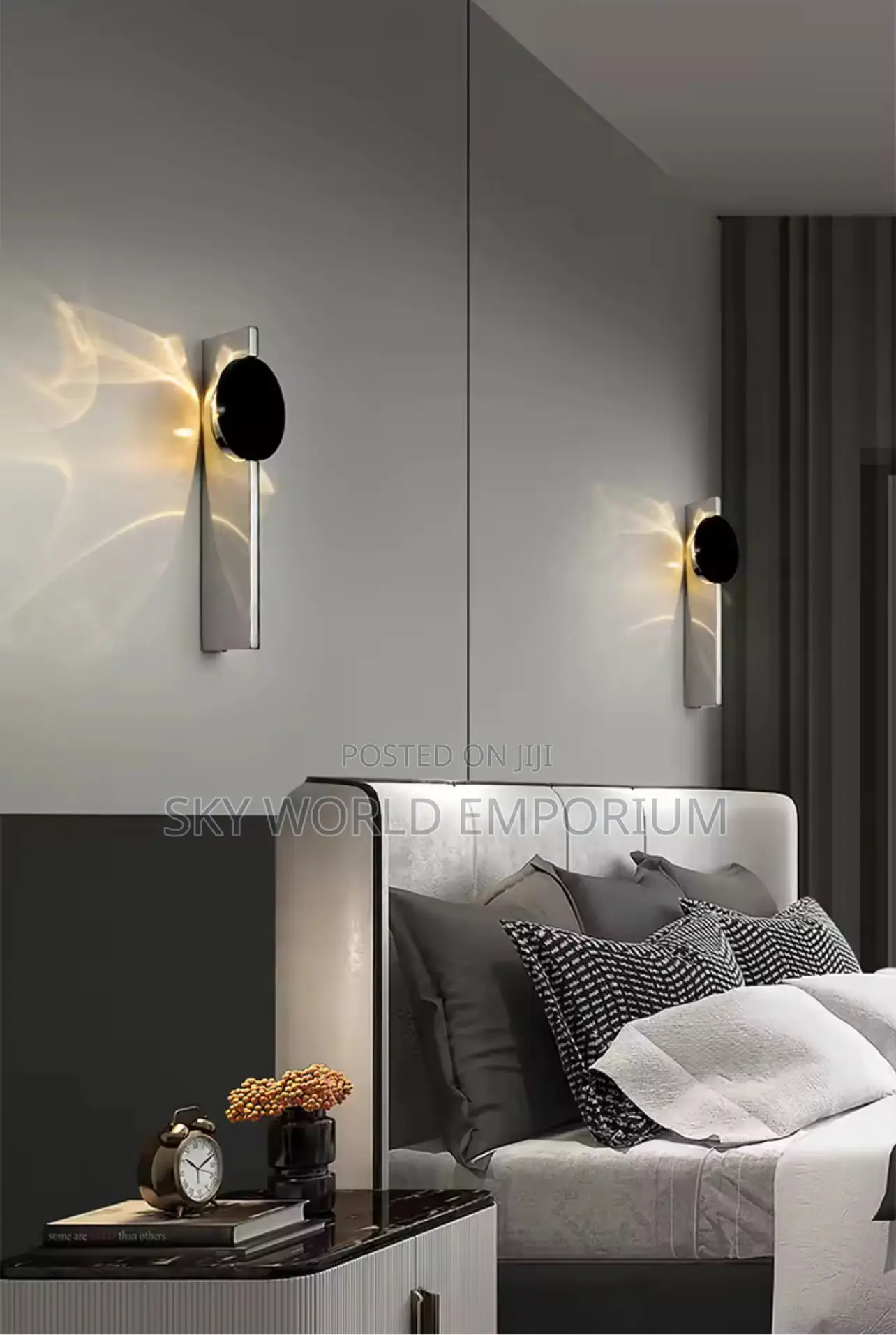 Creative Art Corrugated Led Shadow Wall Light