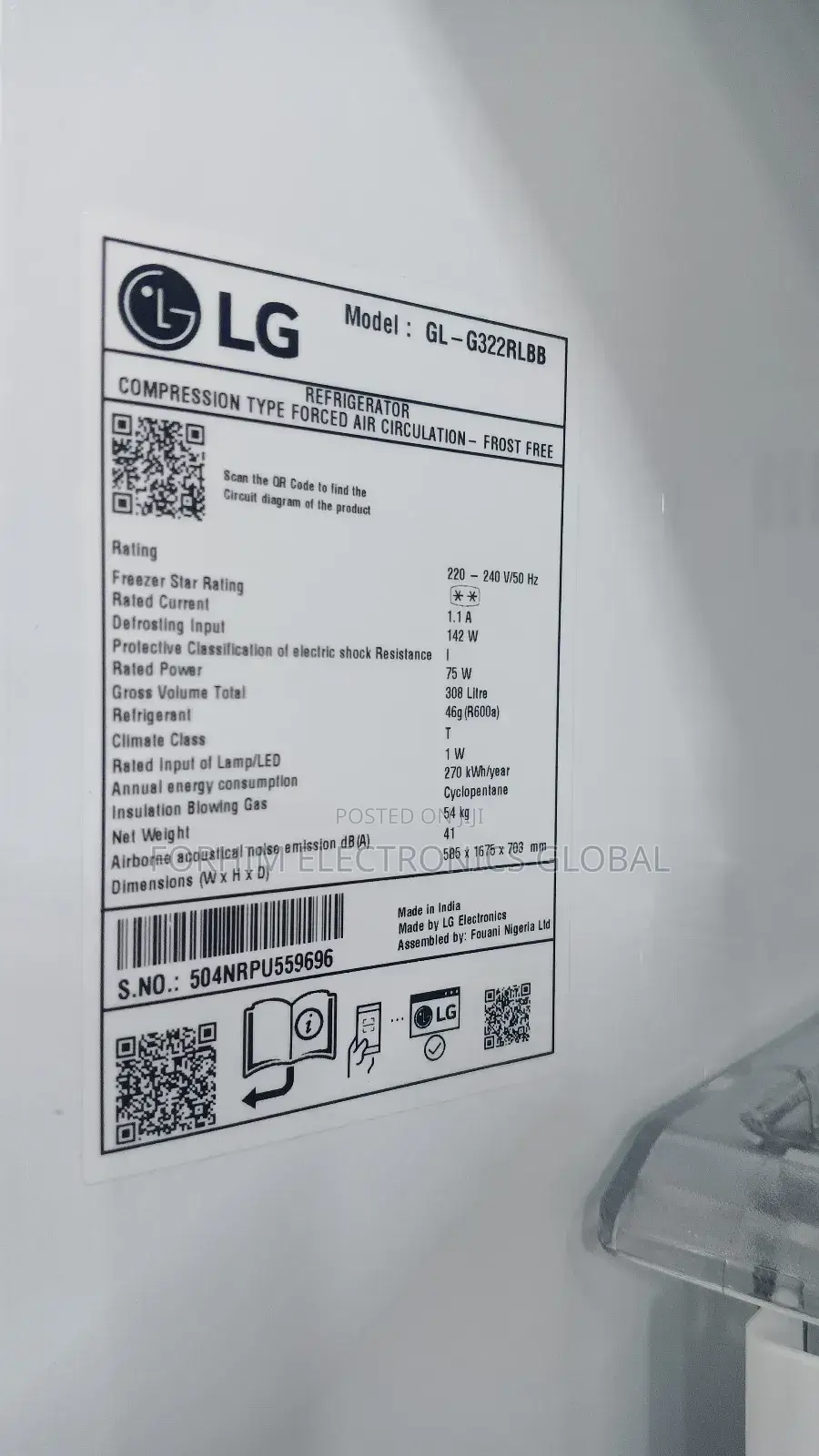 Lg Inverter Unique Fridge