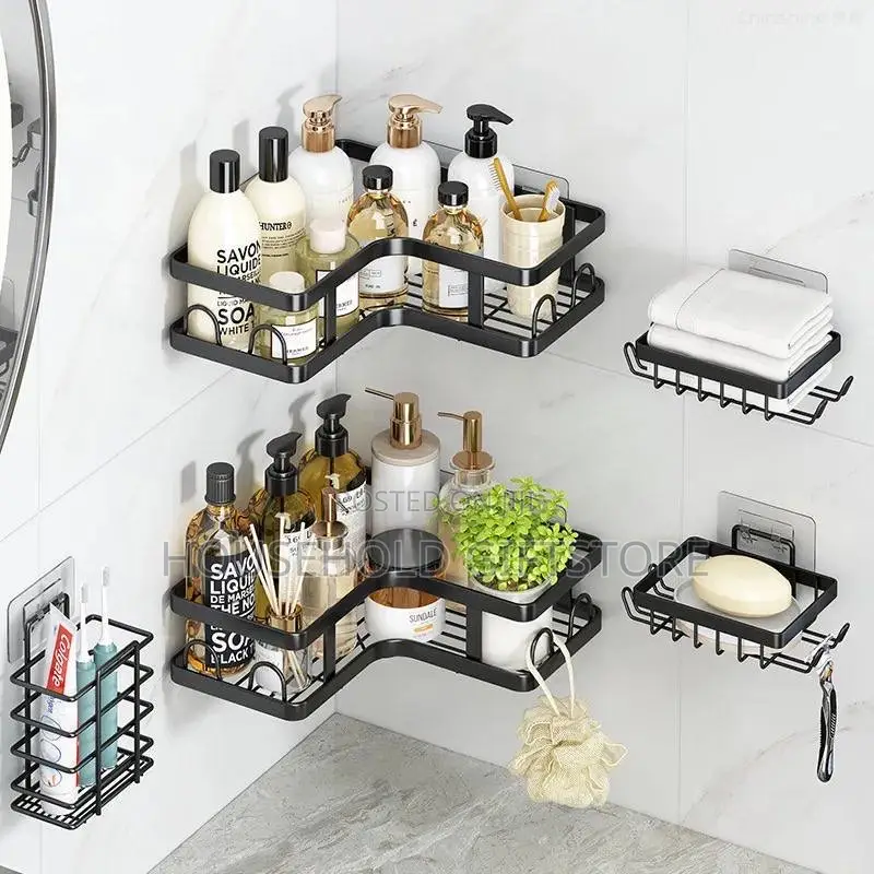 5pcs Bathroom Corner Storage Rack