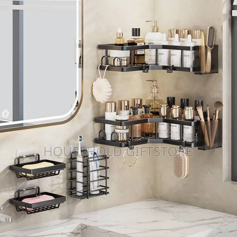 5pcs Bathroom Corner Storage Rack