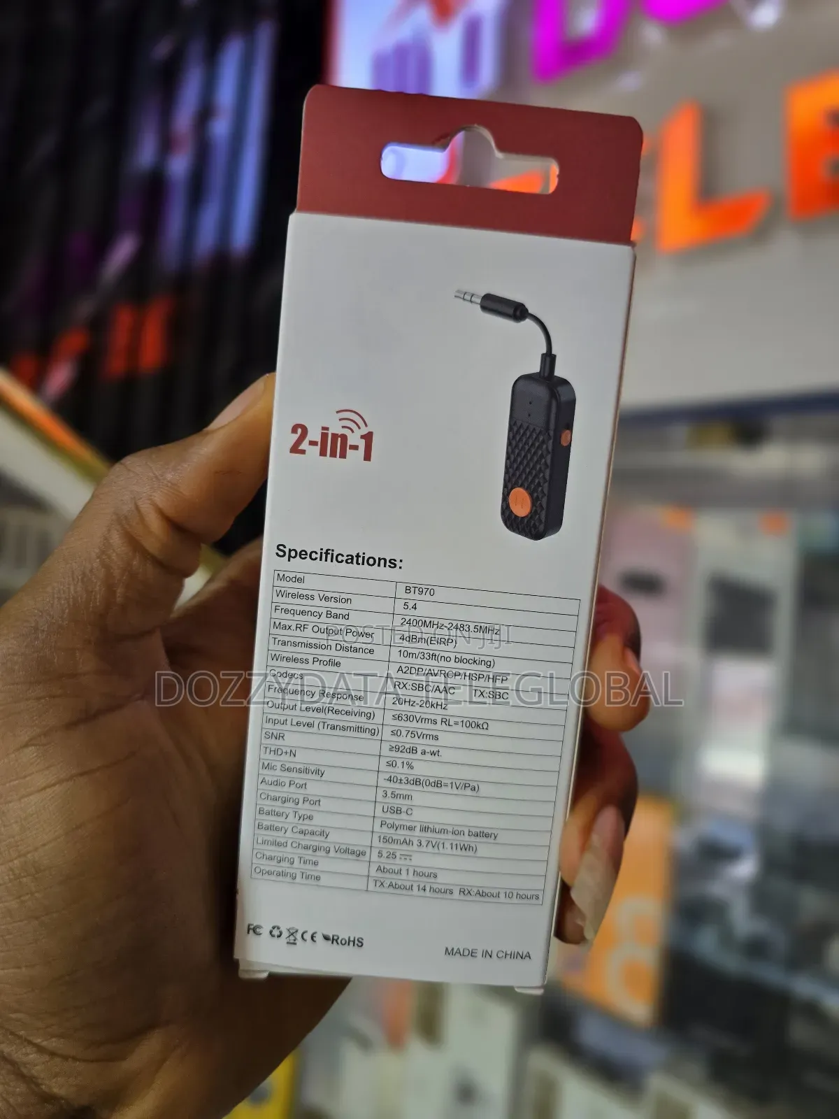 Bt970 Wireless Audio Receiver / Transmitter