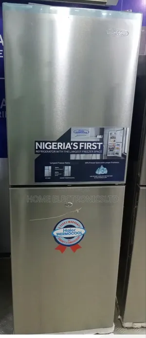 Haier Thermocool Standing Fridge Double Doors 250 Liters