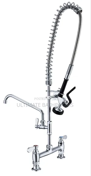 Double Deck Industrial Kitchen Mixer Tap