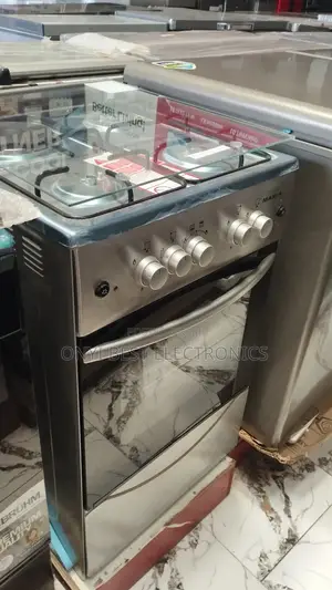 Maxi Standing 50*50 (3 Gas +1 Electric) Gas-Cooker Inox