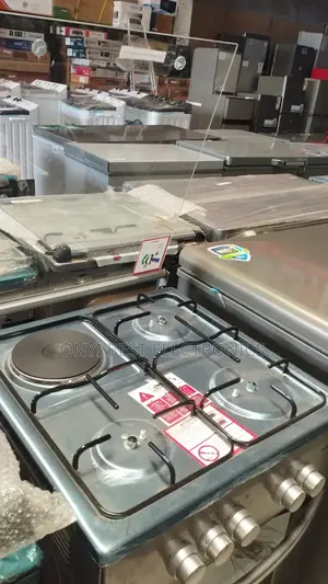 Maxi Standing 50*50 (3 Gas +1 Electric) Gas-Cooker Inox