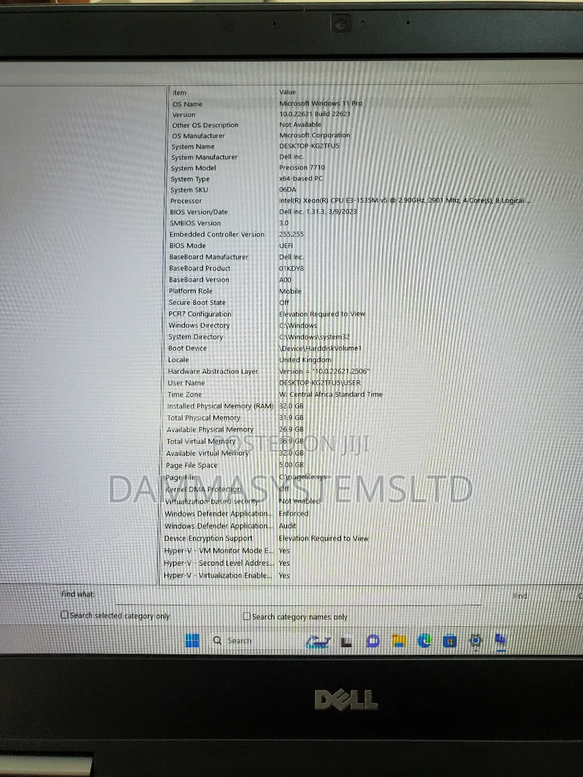 Laptop Dell Precision 7710 32GB Intel Xeon SSD 256GB