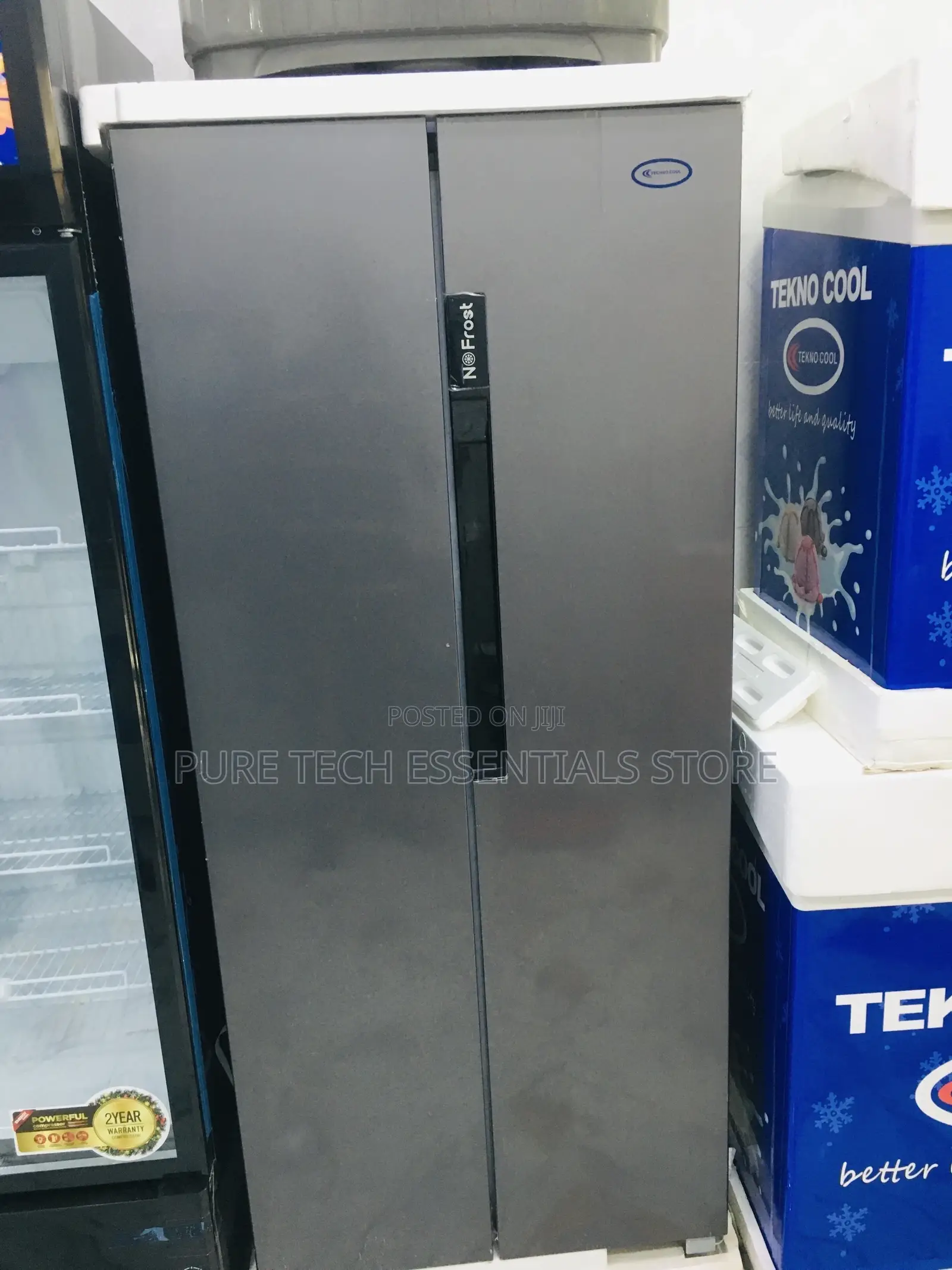 Original Teknocool Side by Side Refrigerator Tc700