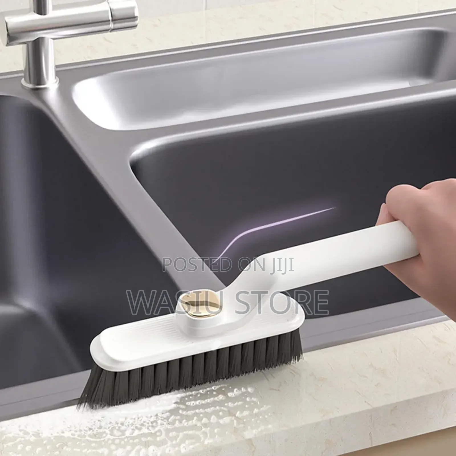 Multi-function Rotating Crevice Cleaning Brush