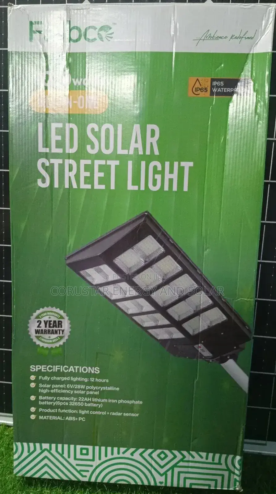1000 Watts Led Solar Streetlight - Falbco*