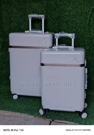 Set of Two Aluminum Travel Box