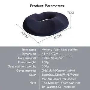 Nigerian Donut Cushion With Washable Cover