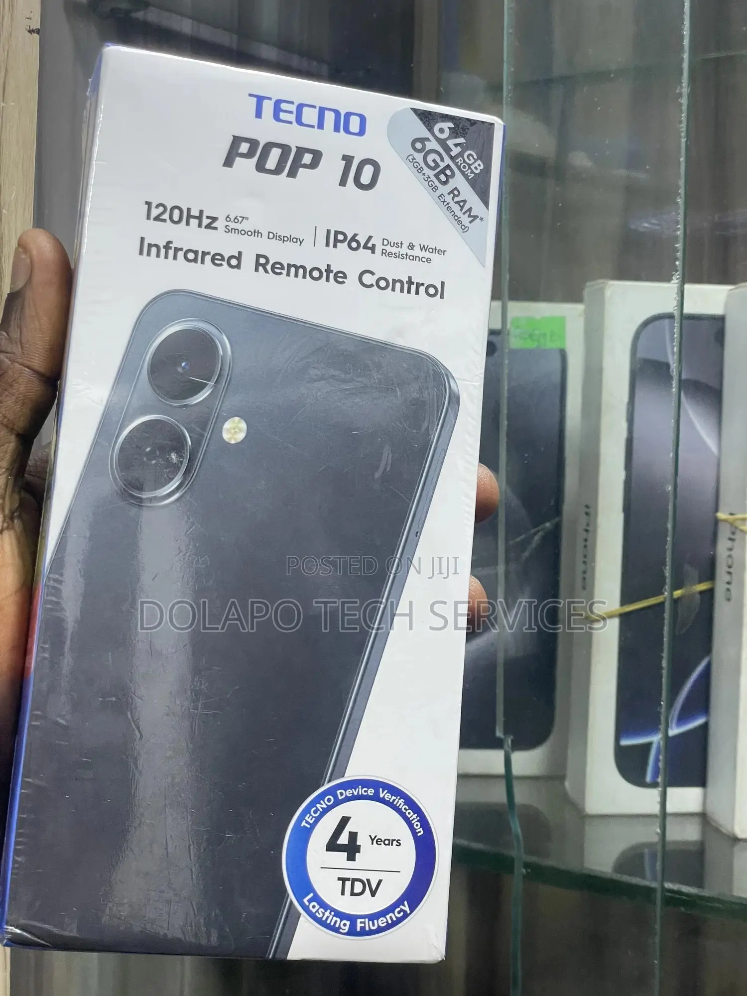 New Tecno Pop 10 64 GB Black