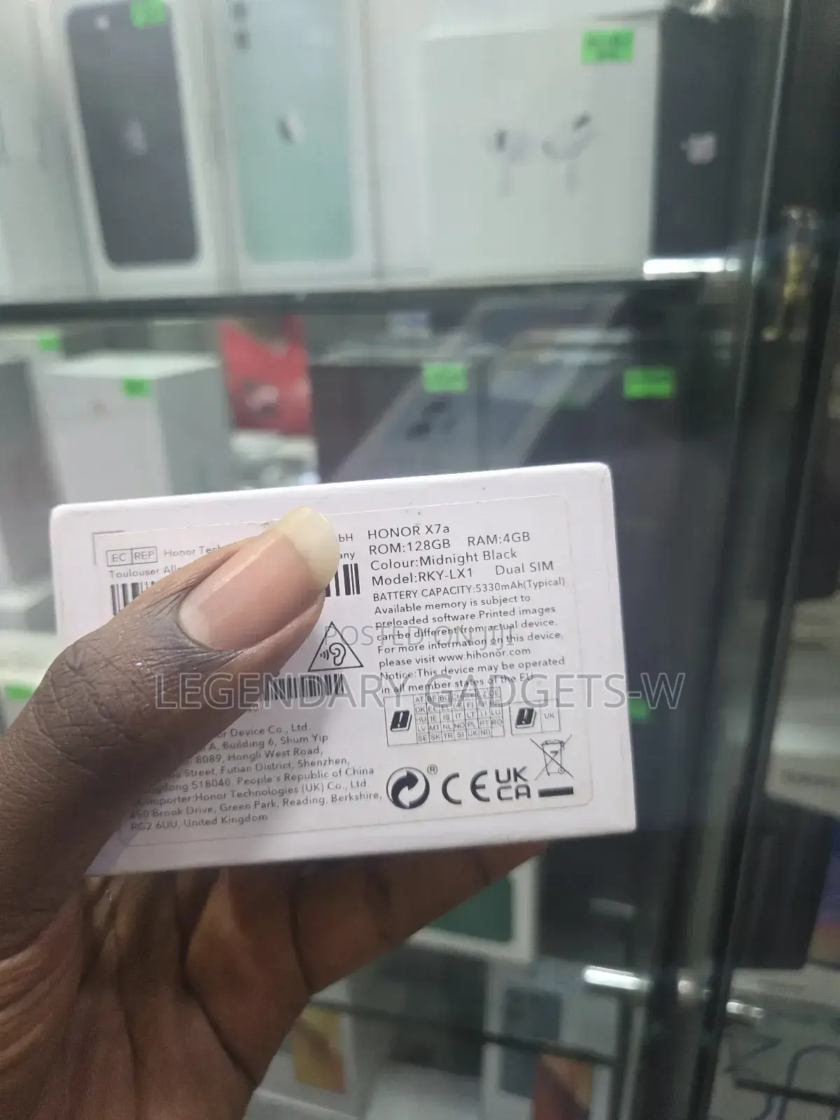 New Honor X7a 128 GB Black