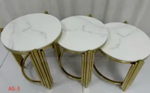3 in 1 Marble Side Tables.
