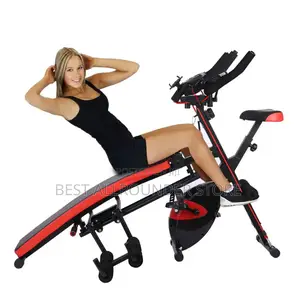 Stationary Bike With Situp Bench
