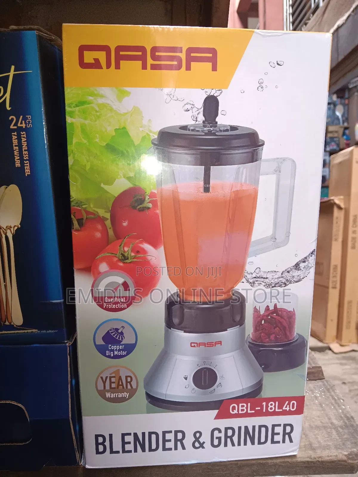 Qasa Super Blender Double Cup