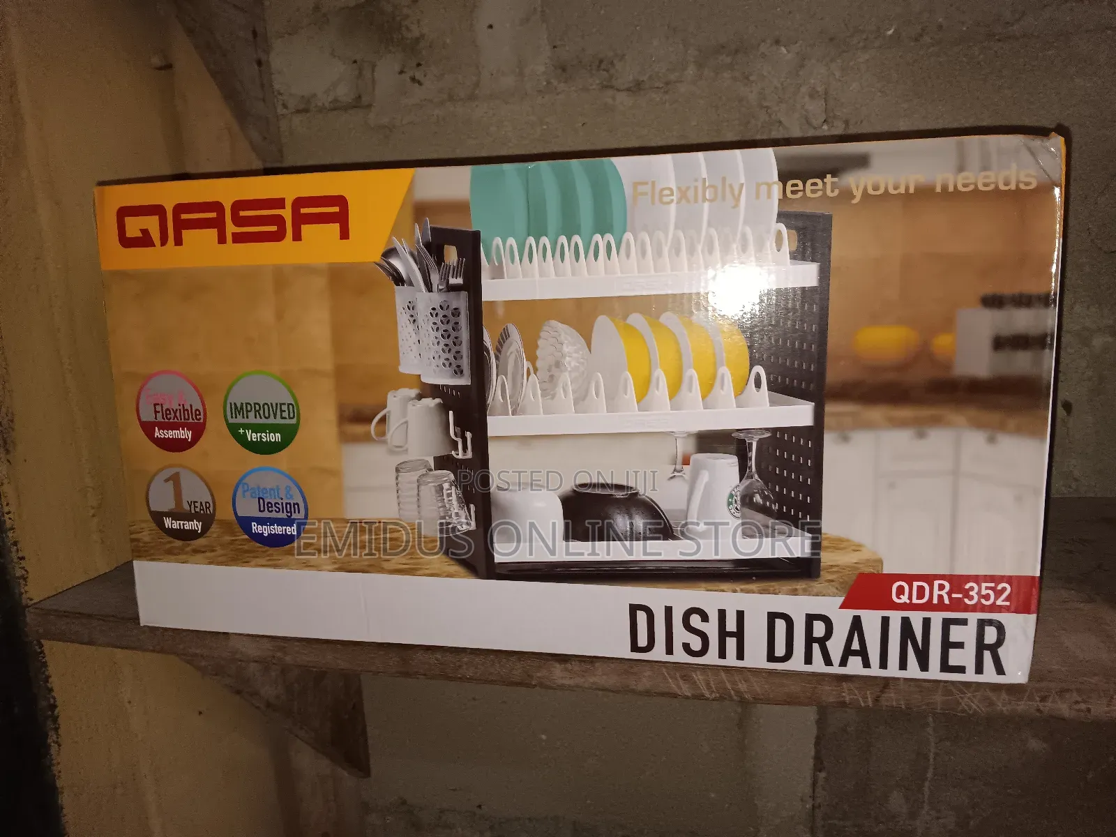 Qasa Dish Rack 3 Step