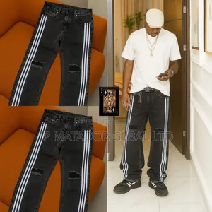 Trendy 3d Pattern Men's Jeans