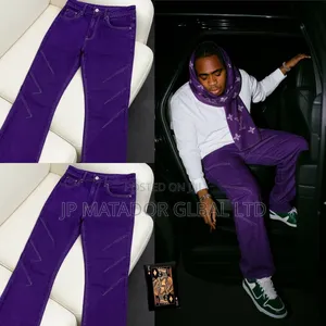 Trendy 3d Pattern Men's Jeans