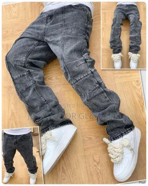 Trendy 3d Pattern Men's Jeans