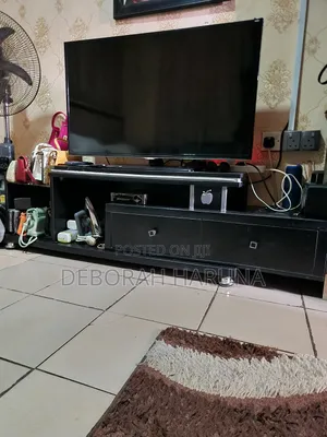 Tv Stand and Dressing Mirror Brown